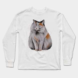 Happy cat Long Sleeve T-Shirt